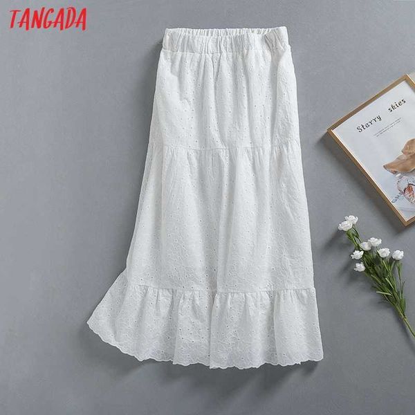 tangada women flower embroidery midi skirt faldas mujer strethy waist ladies chic mid calf skirts 6h49 210609, Black
tangada women flower embroidery midi skirt faldas mujer strethy waist ladies chic mid calf skirts 6h49 210609, Black