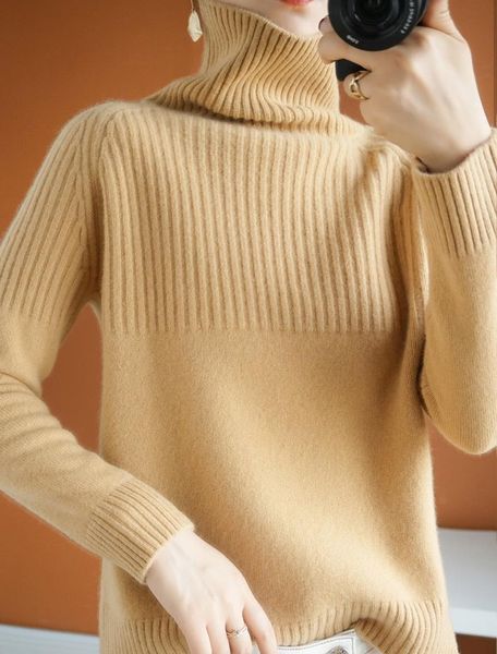 women's sweaters loose pullover sweater ladies all-match autumn and winter high-necked thick lazy long-sleeved bottoming korean version, White;black
women's sweaters loose pullover sweater ladies all-match autumn and winter high-necked thick lazy long-sleeved bottoming korean version, White;black