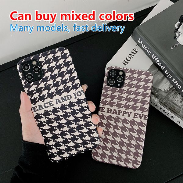 european and american luxury houndstooth iphone 12 11 cell phone cases for apple pro max xs xr x couple tide personality creative anti-fall
european and american luxury houndstooth iphone 12 11 cell phone cases for apple pro max xs xr x couple tide personality creative anti-fall