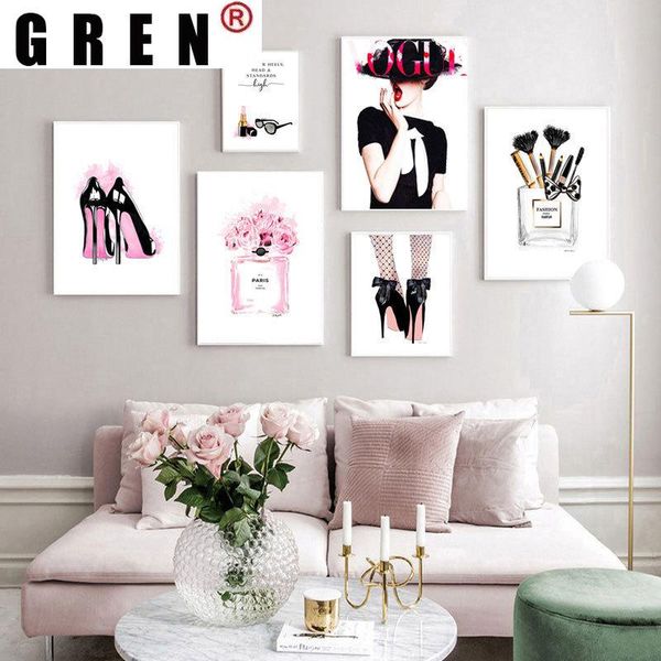 paintings gren fashion wall art painting high heel perfume makeup brush canvas poster print modern picture beauty room decor unframed
paintings gren fashion wall art painting high heel perfume makeup brush canvas poster print modern picture beauty room decor unframed