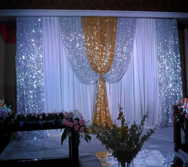 party decoration special offer 20ftx10ft sequin wedding backdrop curtain with swag backdrop/ romantic ice silk stage curtains
party decoration special offer 20ftx10ft sequin wedding backdrop curtain with swag backdrop/ romantic ice silk stage curtains