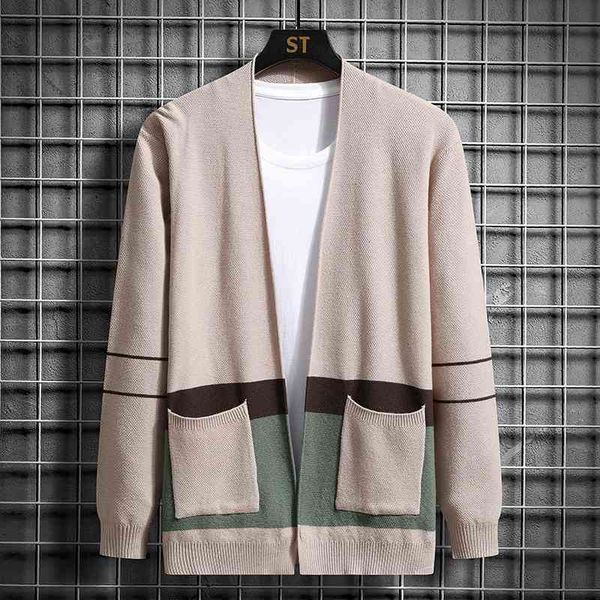 men's sweaters male casual knit sweater, cardigan with pockets in elegant color, korean design for autumn e2c2, White;black
men's sweaters male casual knit sweater, cardigan with pockets in elegant color, korean design for autumn e2c2, White;black