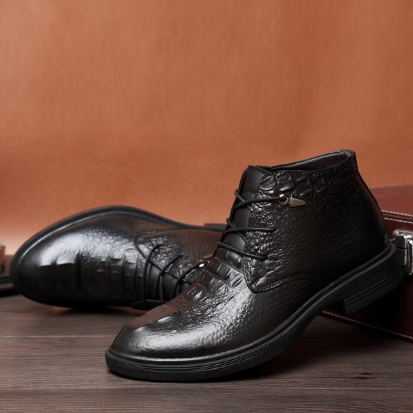 men high-quality leather shoes spring autumn business dress shoes women casual shoes brand leather couple large size 35-48, Black
men high-quality leather shoes spring autumn business dress shoes women casual shoes brand leather couple large size 35-48, Black