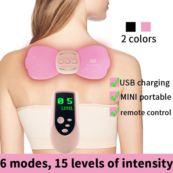 portable mini electric neck massager, wireless remote control cervical massage stimulator, relieve pain, 6 modes, 15 levels of s massagers
portable mini electric neck massager, wireless remote control cervical massage stimulator, relieve pain, 6 modes, 15 levels of s massagers