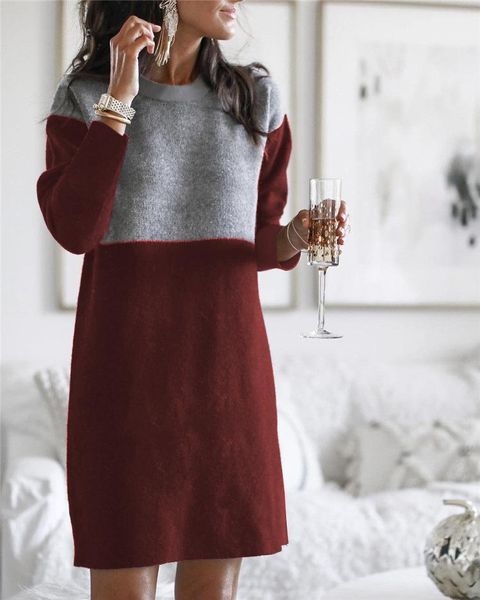 casual dresses women's dress winter autumn fashion patchwork fleece long sleeve warm sweater vintage night party xxxl, Black;gray
casual dresses women's dress winter autumn fashion patchwork fleece long sleeve warm sweater vintage night party xxxl, Black;gray