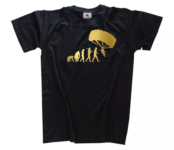 gold edition paraglider i parachute parachutist evolution t-shirt s-xxxl, White;black
gold edition paraglider i parachute parachutist evolution t-shirt s-xxxl, White;black
