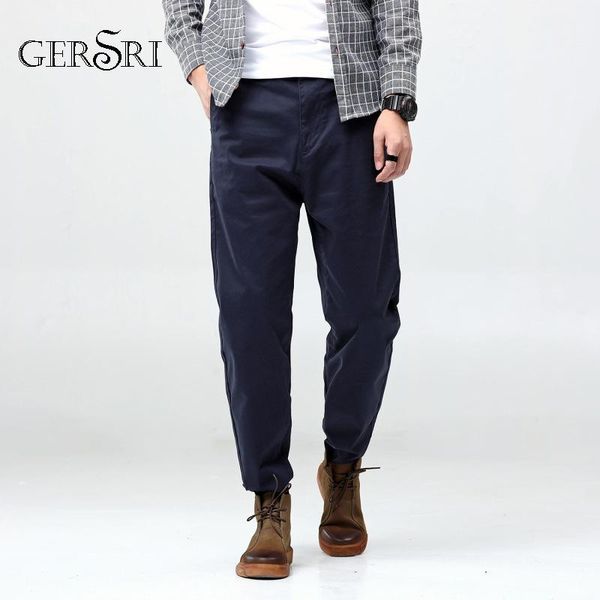gersri design casual men pants cotton loose pant straight trousers fashion solid brand 36-48 men's, Black
gersri design casual men pants cotton loose pant straight trousers fashion solid brand 36-48 men's, Black