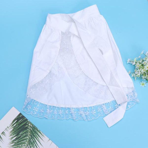 cotton short kitchen apron lace european style breathable cooking aprons with pocket for home restaurant cafe (white, single poc
cotton short kitchen apron lace european style breathable cooking aprons with pocket for home restaurant cafe (white, single poc