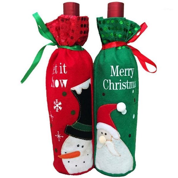 christmas decorations 1pcs wine bottle covers bags dinner table decoration for home party decor santa claus snowman gift au420
christmas decorations 1pcs wine bottle covers bags dinner table decoration for home party decor santa claus snowman gift au420