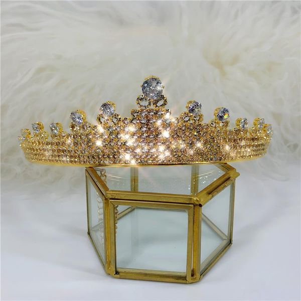 hair clips & barrettes baroque rhinestone crowns vintage style big round wedding accessories bridal romantic tiaras gold crown party gift, Golden;silver
hair clips & barrettes baroque rhinestone crowns vintage style big round wedding accessories bridal romantic tiaras gold crown party gift, Golden;silver