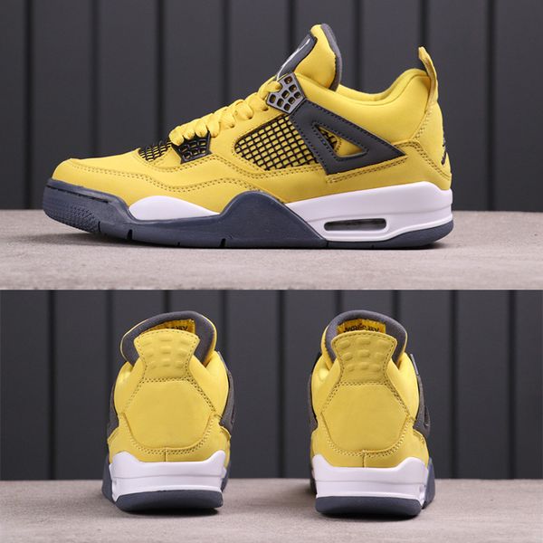 4 lightnings mens basketball shoes 4s yellow white-dark blue grey womens outdoor sports sneakers trainers with original box ct8527-700
4 lightnings mens basketball shoes 4s yellow white-dark blue grey womens outdoor sports sneakers trainers with original box ct8527-700