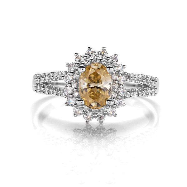 cluster rings boeycjr 925 silver 1ct 5*7mm oval champagne moissanite vvs1 engagement wedding diamond ring with national certificate for wome, Golden;silver
cluster rings boeycjr 925 silver 1ct 5*7mm oval champagne moissanite vvs1 engagement wedding diamond ring with national certificate for wome, Golden;silver
