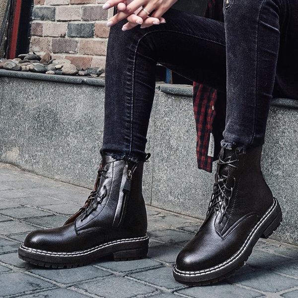 boots 2021 black genuine leather snow women warm wool winter female shoes lace up zipper fashion thick fur ankle
boots 2021 black genuine leather snow women warm wool winter female shoes lace up zipper fashion thick fur ankle