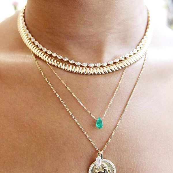 delicate silver color tear drop charm necklace 5a cubic zircon tennis chain iced out bling cz cluster choker women jewelry chokers, Golden;silver
delicate silver color tear drop charm necklace 5a cubic zircon tennis chain iced out bling cz cluster choker women jewelry chokers, Golden;silver