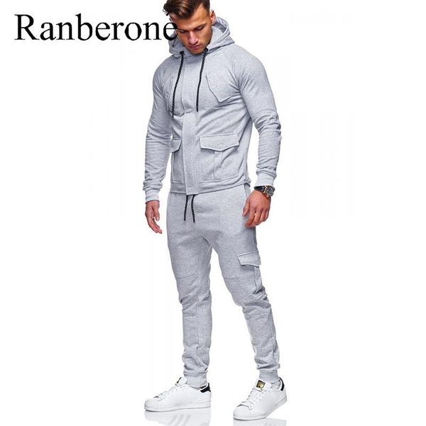 ranberone solid color men's sports suit zipper hooded sweater + sweatpants set casual gym clothes men workout tracksuit male clothing, White;black
ranberone solid color men's sports suit zipper hooded sweater + sweatpants set casual gym clothes men workout tracksuit male clothing, White;black