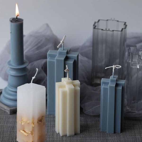 1pc scented candle diy clear mold handmade acrylic square stripe making supplies craft tools
1pc scented candle diy clear mold handmade acrylic square stripe making supplies craft tools