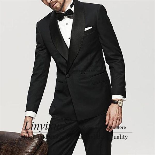 men's suits & blazers double breasted black mens wedding slim fit groom tuxedos shawl lapel business male blazer 2 pieces set costume h, White;black
men's suits & blazers double breasted black mens wedding slim fit groom tuxedos shawl lapel business male blazer 2 pieces set costume h, White;black