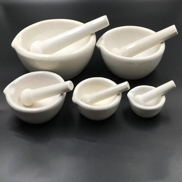 lab supplies 1pcs dia 60mm 80mm 100mm 130mm 160mm porcelain mortar and pestle white mixing grinding bowl set
lab supplies 1pcs dia 60mm 80mm 100mm 130mm 160mm porcelain mortar and pestle white mixing grinding bowl set