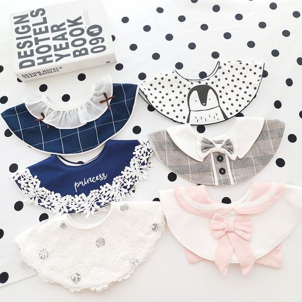 autumn and winter cute baby bibs cotton round burp cloths rotatable kids korean lace fake collar for girls accessories &
autumn and winter cute baby bibs cotton round burp cloths rotatable kids korean lace fake collar for girls accessories &