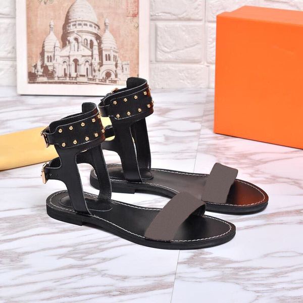 2021classic fashion women's sandal summer flat shoes ankle high boots gladiator slipper casual ladies beach roman with box, Black
2021classic fashion women's sandal summer flat shoes ankle high boots gladiator slipper casual ladies beach roman with box, Black