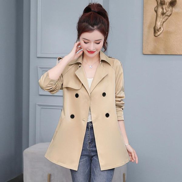hepburn windbreaker women's small man 2021 spring and autumn korean version of wild western style ladies short slim coat t52 trench coa, Tan;black
hepburn windbreaker women's small man 2021 spring and autumn korean version of wild western style ladies short slim coat t52 trench coa, Tan;black