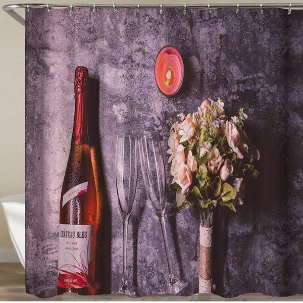 bathroom shower curtain,vintage style valentine's day with wine and roses art print,polyester fabric shower curtains waterproof
bathroom shower curtain,vintage style valentine's day with wine and roses art print,polyester fabric shower curtains waterproof