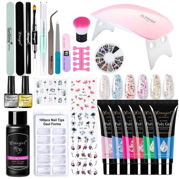 nail art kits manicure set poly extension gel crystal jelly kit for extend finger builder tool decoration
nail art kits manicure set poly extension gel crystal jelly kit for extend finger builder tool decoration