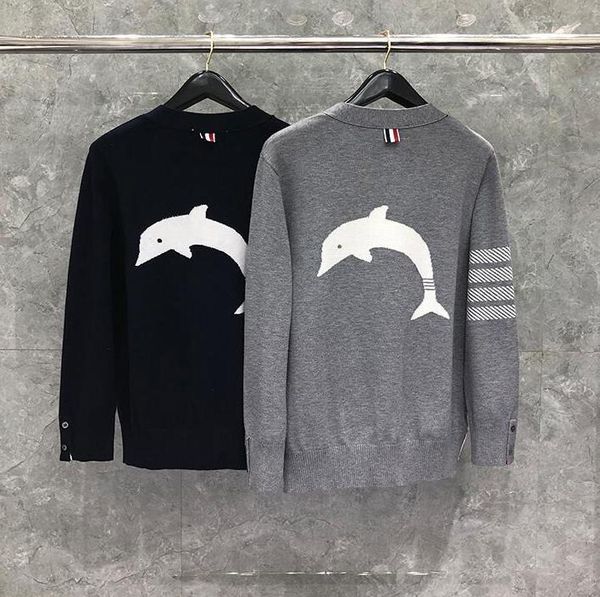 men's sweaters fashion brand 2021 men women slim o-neck cardigan clothing striped wool back dolphin pattern winter casual coat, White;black
men's sweaters fashion brand 2021 men women slim o-neck cardigan clothing striped wool back dolphin pattern winter casual coat, White;black