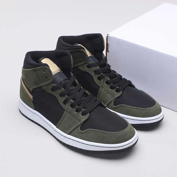 shoes jumpman 1 mid olive-green basketball 1s designer sport running 
shoes jumpman 1 mid olive-green basketball 1s designer sport running