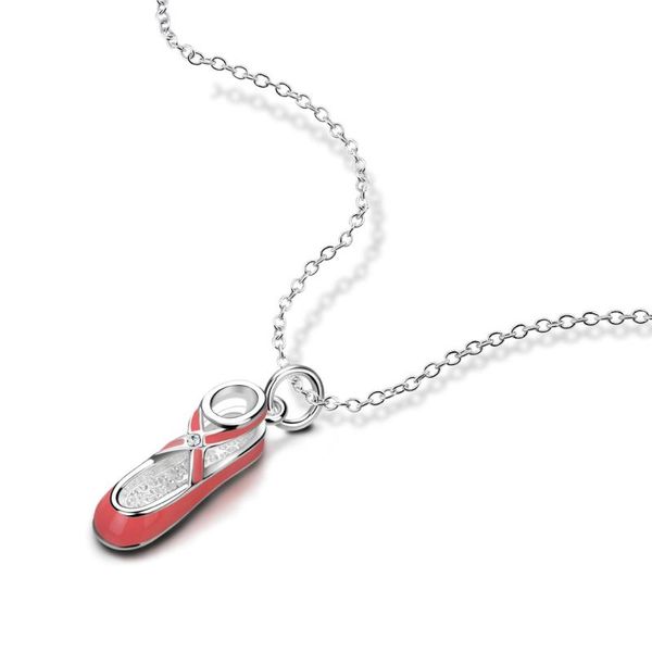 chains fashion cute pink shoes pendant jewelry solid 925 sterling silver embroidered for girl / woman necklace
chains fashion cute pink shoes pendant jewelry solid 925 sterling silver embroidered for girl / woman necklace