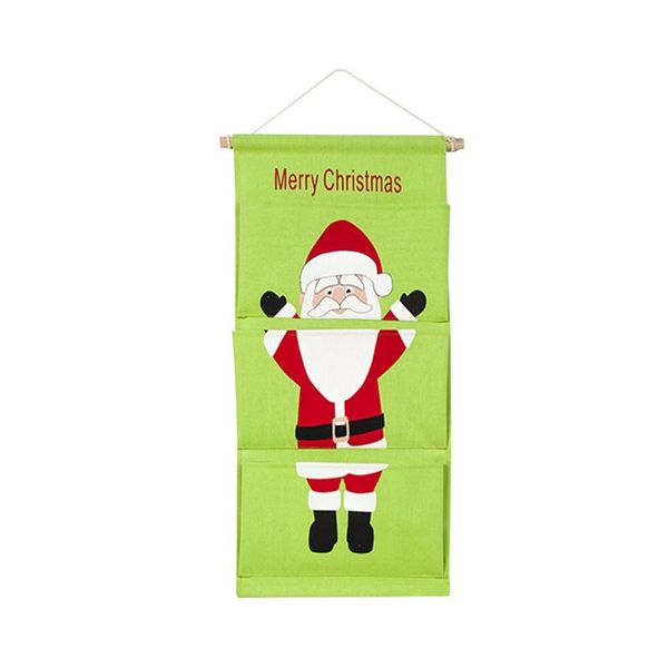 storage bags 3 pockets hanging organizer wall door universal with rope cute home office christmas pattern large capacity non woven fabrics
storage bags 3 pockets hanging organizer wall door universal with rope cute home office christmas pattern large capacity non woven fabrics