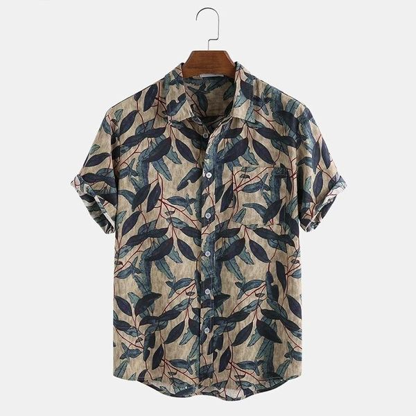 brand summer 2021 men's beach shirt fashion short sleeve leaf print loose casual hawaiian style large size s__xxl shirts, White;black
brand summer 2021 men's beach shirt fashion short sleeve leaf print loose casual hawaiian style large size s__xxl shirts, White;black