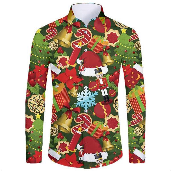 men's casual shirts xmas santa tree shirt 3d merry christmas cartoon print long sleeves blouse happy year gift lover party wholesale, White;black
men's casual shirts xmas santa tree shirt 3d merry christmas cartoon print long sleeves blouse happy year gift lover party wholesale, White;black
