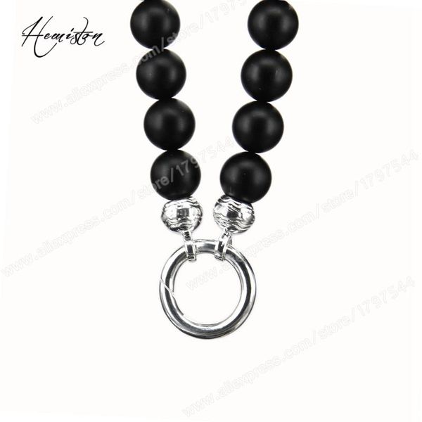 MaObsidian Beads Necklace With Circle Closure, Rebel Heart Fine Jewelry For Men -N542 Pendant Necklaces, Silver
MaObsidian Beads Necklace With Circle Closure, Rebel Heart Fine Jewelry For Men -N542 Pendant Necklaces, Silver