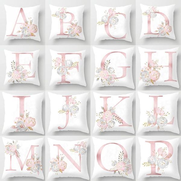 cushion/decorative pillow 45x45cm 26 letters room decoration flower pillowcase letter english alphabet cushion cover sofa home car
cushion/decorative pillow 45x45cm 26 letters room decoration flower pillowcase letter english alphabet cushion cover sofa home car
