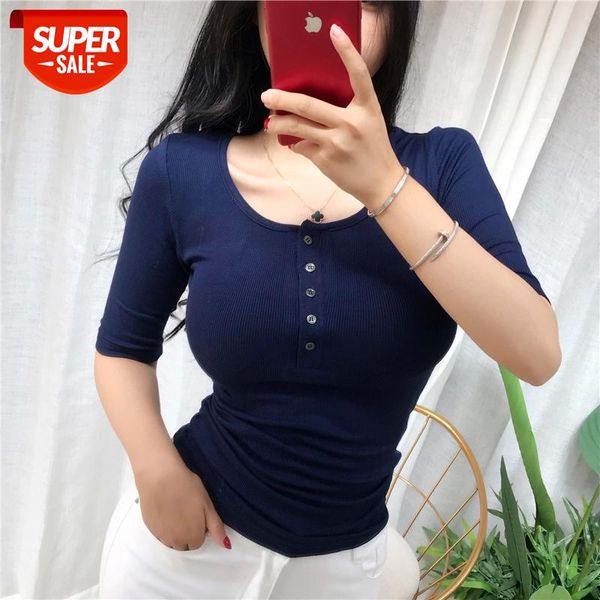 2021 korean solid color t shirt women clothes cotton buttons white female short sleeve t-shirt summer tee shirt #kl0j
2021 korean solid color t shirt women clothes cotton buttons white female short sleeve t-shirt summer tee shirt #kl0j