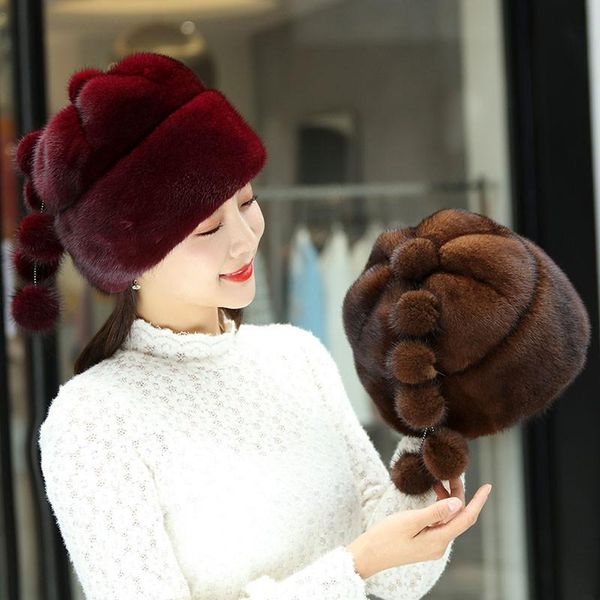 beanie/skull caps 2021 winter thick fur russian real mink hat women outdoor ear warmer ski hats fashion warm, Blue;gray
beanie/skull caps 2021 winter thick fur russian real mink hat women outdoor ear warmer ski hats fashion warm, Blue;gray