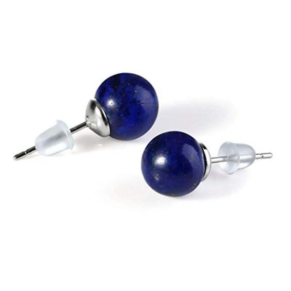 lapis lazuli silver plated small beads stud earrings red stone simple style jewelry, Golden;silver
lapis lazuli silver plated small beads stud earrings red stone simple style jewelry, Golden;silver