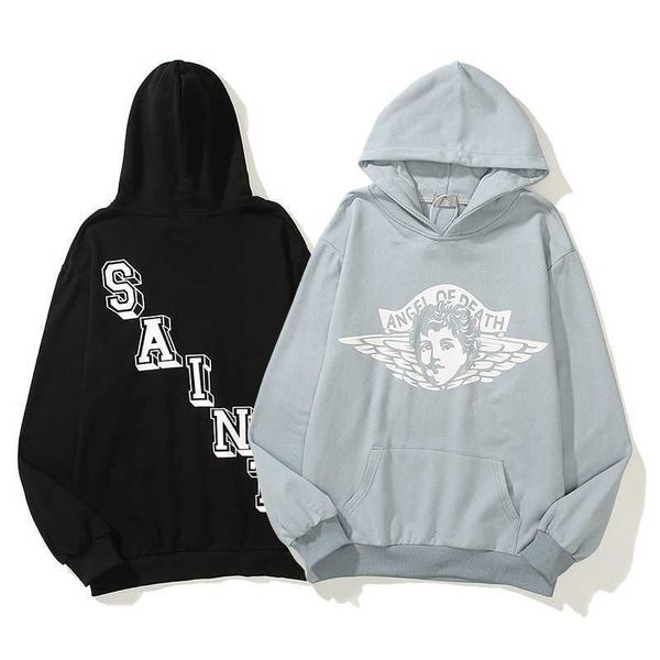 1Aw21 ins same dark style letter print for men and women loose high street casual Hoodie, Gray
1Aw21 ins same dark style letter print for men and women loose high street casual Hoodie, Gray