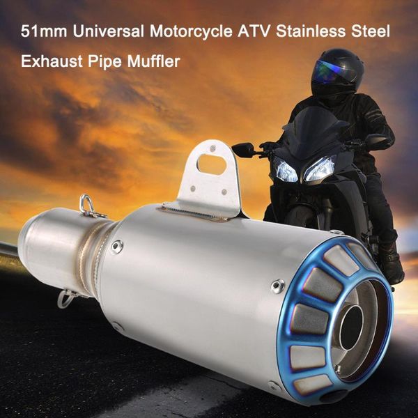motorcycle exhaust system 51mm universal atv frosting stainless steel pipe muffler for akrapovic
motorcycle exhaust system 51mm universal atv frosting stainless steel pipe muffler for akrapovic