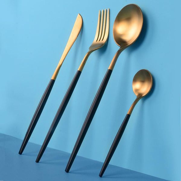 dinnerware sets flatware set cutlery knives forks spoons western kitchen stainless steel home party tableware
dinnerware sets flatware set cutlery knives forks spoons western kitchen stainless steel home party tableware