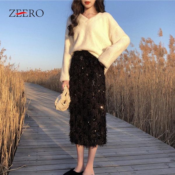 two piece dress autumn 2 sets korean women white loose plush comfort pullover+ feather shiny sequin skirt suit set winter outfits
two piece dress autumn 2 sets korean women white loose plush comfort pullover+ feather shiny sequin skirt suit set winter outfits