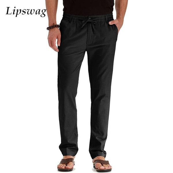 men's pants men fashion loose streetwear business casual lace-up mid waist solid trouser 2021 spring autumn cotton linen, Black
men's pants men fashion loose streetwear business casual lace-up mid waist solid trouser 2021 spring autumn cotton linen, Black