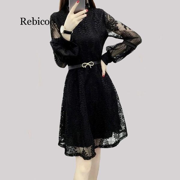 casual dresses womens woman ladies cute lolita elegant lantern long-sleeves lace belt spring summer autumn dress clothes for women, Black;gray
casual dresses womens woman ladies cute lolita elegant lantern long-sleeves lace belt spring summer autumn dress clothes for women, Black;gray