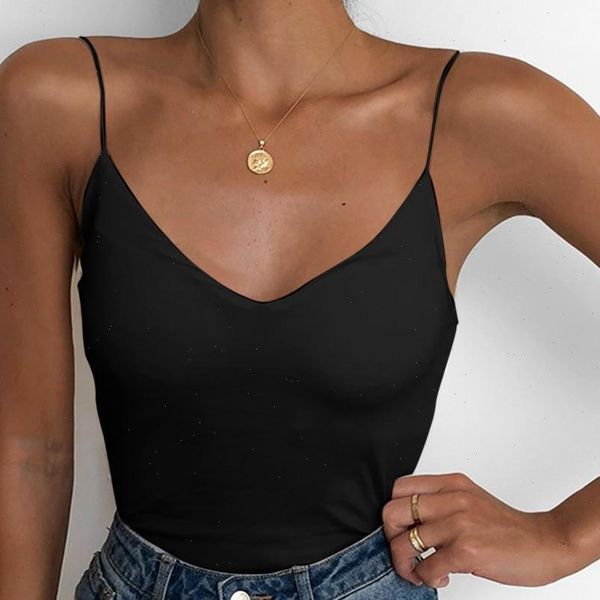 camisole vest casual easy womens camis sleeveless v neck solid sports tight fitting tank debardeur femme, White
camisole vest casual easy womens camis sleeveless v neck solid sports tight fitting tank debardeur femme, White