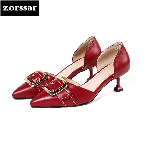 {zorssar} brand 2021 arrival fashion buckle women heels pumps slip-on solid shallow pointed toe high lady shoes nude dress, Black
{zorssar} brand 2021 arrival fashion buckle women heels pumps slip-on solid shallow pointed toe high lady shoes nude dress, Black