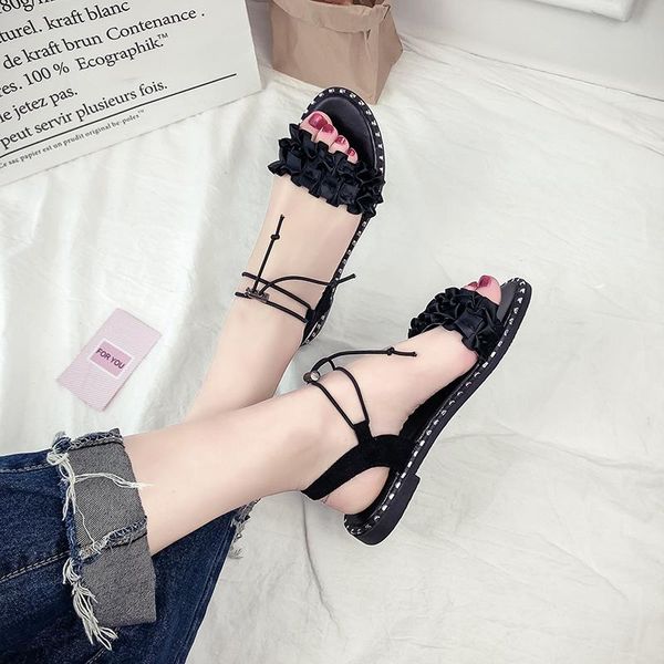 dress shoes 2021 summer fashion women open toe casual sandals ankle strap flat with slippers ladies walking zapatillas sandalias, Black
dress shoes 2021 summer fashion women open toe casual sandals ankle strap flat with slippers ladies walking zapatillas sandalias, Black