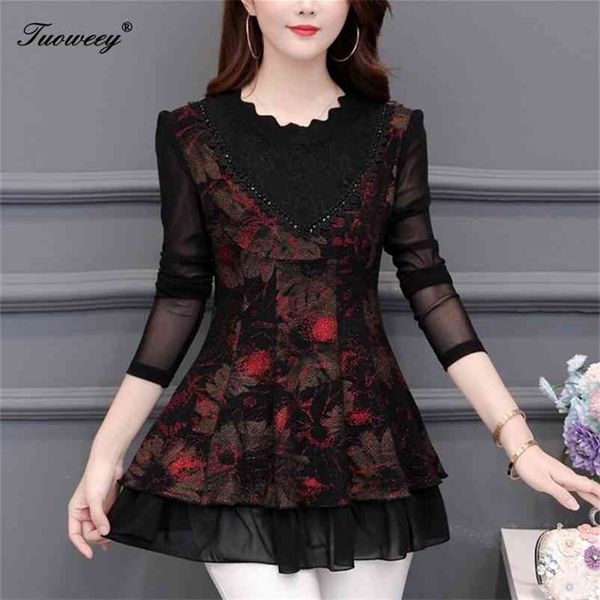 5xl plus size women blouses fashion autumn see through long sleeve long shirt female casual blusas femininas elegante 210323, White
5xl plus size women blouses fashion autumn see through long sleeve long shirt female casual blusas femininas elegante 210323, White