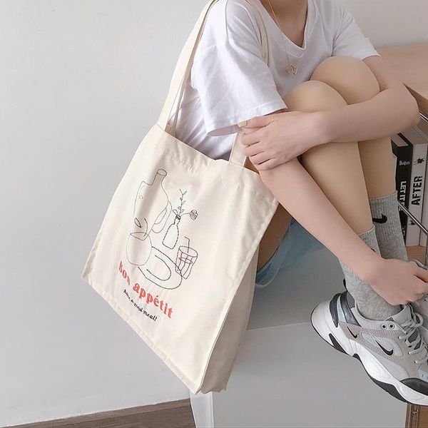 evening bags women canvas shopping bag bon appetit books female cotton cloth shoulder eco handbag tote reusable grocery shopper
evening bags women canvas shopping bag bon appetit books female cotton cloth shoulder eco handbag tote reusable grocery shopper