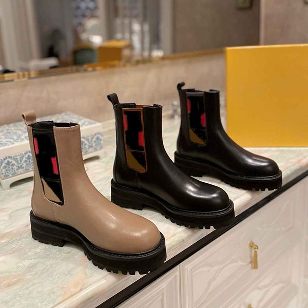 women's ankle boots cowskin leather elastic short winter shoes platform motorcycle designer booties 3 colors, Black
women's ankle boots cowskin leather elastic short winter shoes platform motorcycle designer booties 3 colors, Black